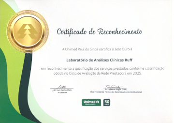 Certificado Reconhecimento