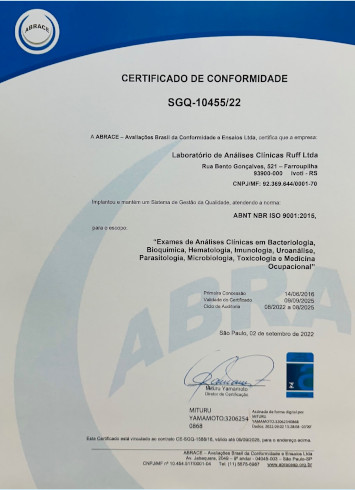 Certificado ISO 2022