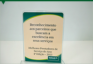 Melhor prestador de serviço em 2013