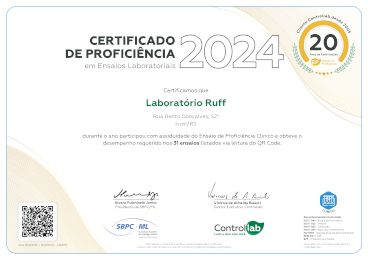 Certificado de Proficiência 2024